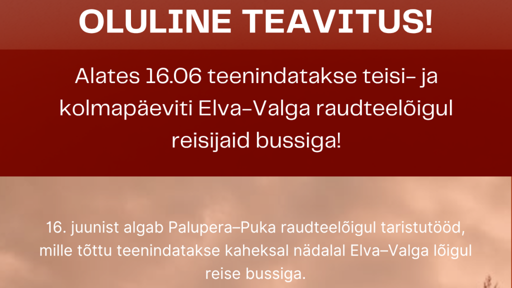 Elva–Valga rongi asendusbussid.png